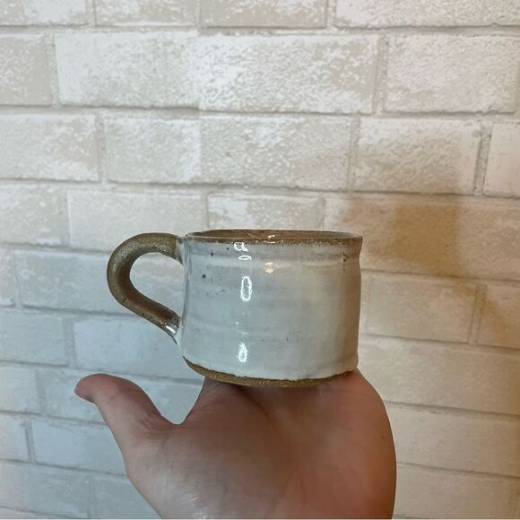 Hand thrown - Handmade 2” Pottery Small Mug / Espresso Mug - Picture 1 of 8